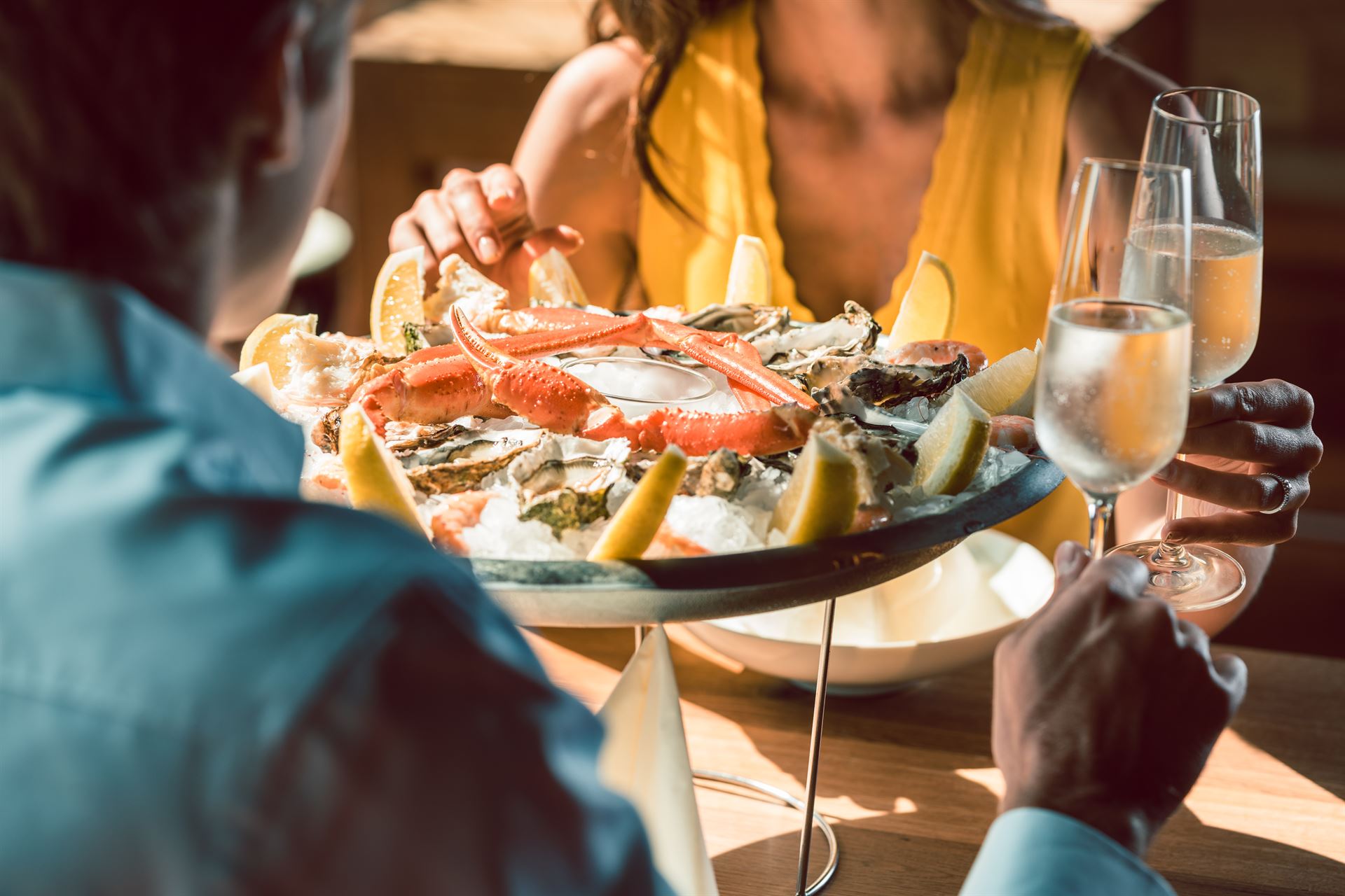 restaurant de fruits de mer à Sainte-Marie-la-Mer